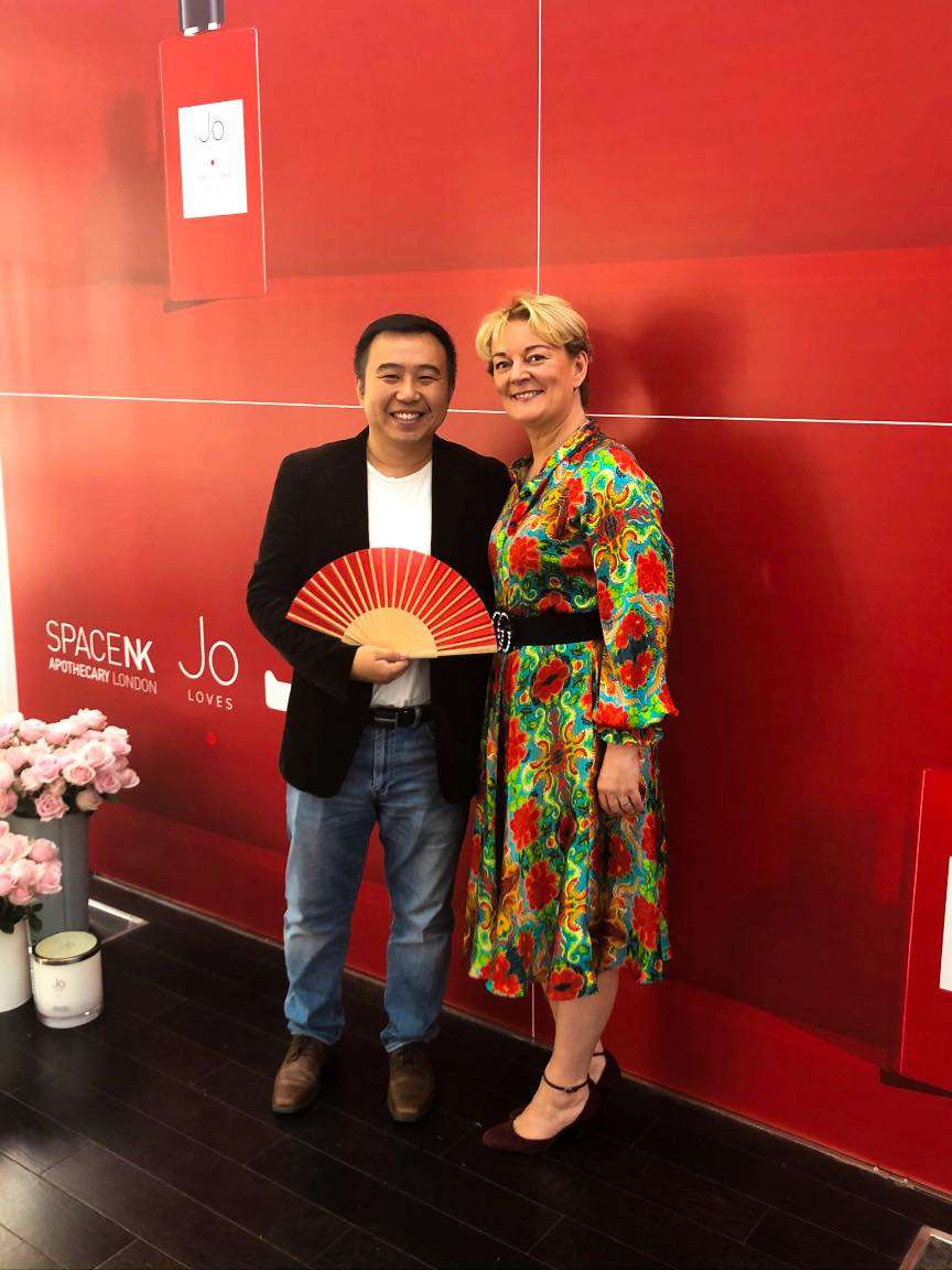 Kenny with Jo Malone